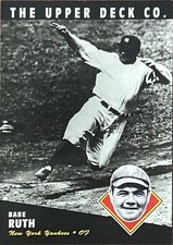 1994 Upper Deck All-Time Heroes Babe Ruth #60 New York Yankees Baseball Card