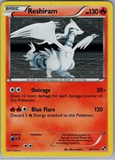 Reshiram 26/114 Holo Rare Black & White Pokemon Moderately Played on eBay