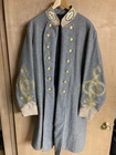 Custom Confederate Repro Generals Frock Coat | Civil War Med Grey Wool Officers.