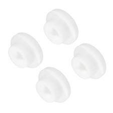 4pcs T-Shaped Silicone Plugs 23mm 15/16" Dia Snap in Plug Seal Round White