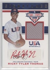 2017 USA Baseball Stars & Stripes Jersey Ricky Tyler Thomas (Red Ink) Auto k0v