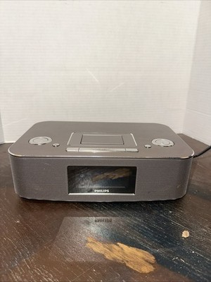 Philips DC390/37 Docking Station for iPod iPad FM Radio Alarm Tested No remote