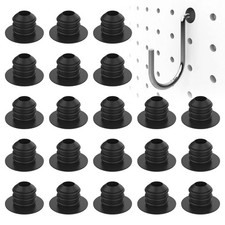 100Pcs Pegboard Hook Locks, Peg Board Locks Stoppers Fit for 1/4 Inch Peg Board