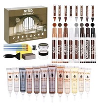 NYBQ Laminate Floor Repair Kit-Set of 41pcs Wood Filler Putty Wood Vinyl Floor