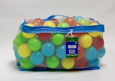 100 Multi Coloured Play Balls, Soft Balls With Smooth Surface, Meet All...
