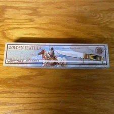 Chipaway Cutlery Golden Feather Knife CW-690YB  New In Box 