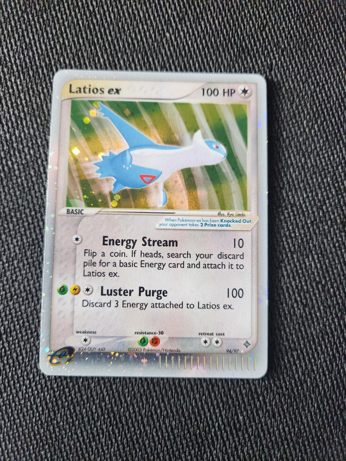 Pokemon Card Latios EX DRAGON #94/97 Ultra Rare HoloFoil NM - EN EUC See Photos