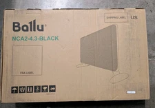 Ballu NCA2-4.3-BLACK 1500W Electric Heater With Remote, Alexa Compatible