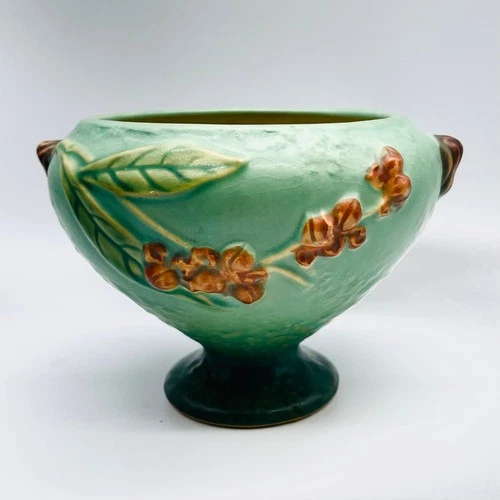 Roseville Bittersweet Vase Planter 4 inch 863 4" Green