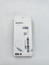 Sony WI-C100 Wireless Stereo Headset White Bluetooth In-Ear Earphones IPX4 25hr