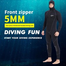 Muta da sub da uomo in neoprene integrale da 5 mm per immersioni con