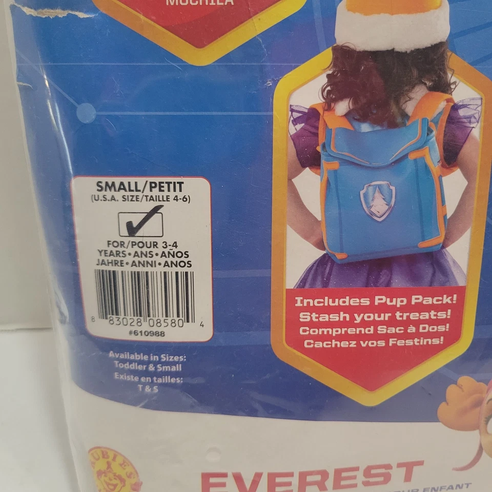 Новый Paw Patrol Эверест ребенка ясельного возраста размер лет 3-4 костюм для Хэллоуина - Изображение 4 из 4