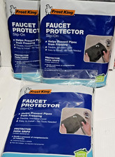 Lot of 3 -Frost King FC3 Slip-On Winter Outdoor FAUCET Sock Cover Protector