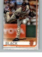 2019 Topps Ray Black 333 RC San Francisco Giants Rookie Card