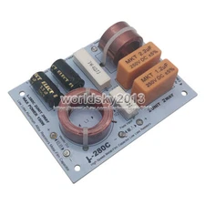 2x KASUN L-280C 2 Way Hi-Fi Speaker Frequency Divider Crossover 2nd Order #F22