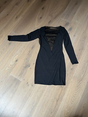 MaisonClose verführerisches schwarzes Kleid Nuit Fauve 
