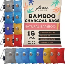 16 Pack Bamboo Charcoal Air Purifying Bag - Charcoal Bags Odor Absorber