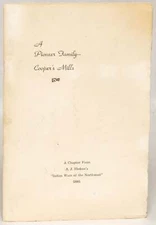 Anthony Jennings Bledsoe / A Pioneer Family -- Cooper's mills 1st #83111
