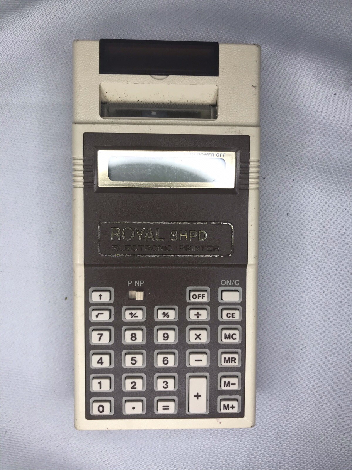 Vintage Royal 8HPD Electronic Printer Calculator Tested & Works