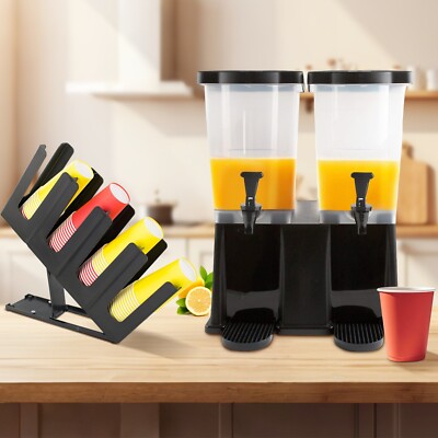 Hakka Drink Dispenser with Cup Holder Commercial Kits for Parties Catering