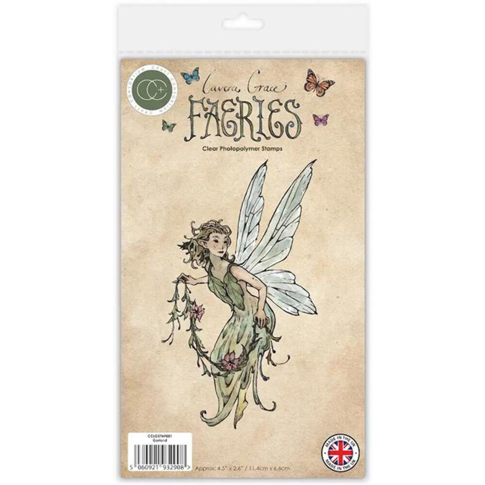 FAERIES Garland - Photopolymer Stamp Set by Craft Consortium