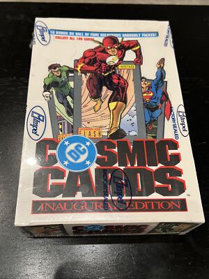 1991 DC Comics Cosmic Cards Inaugural Edition FACTORY SEALED Box