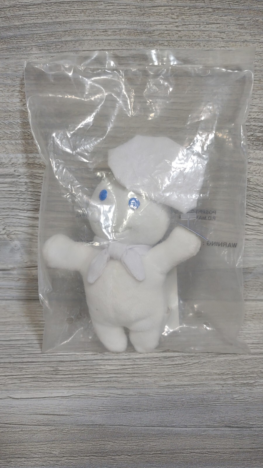 1999 Pillsbury Doughboy Mini Bean Bag Doll 6" Plush Stuffed Animal New