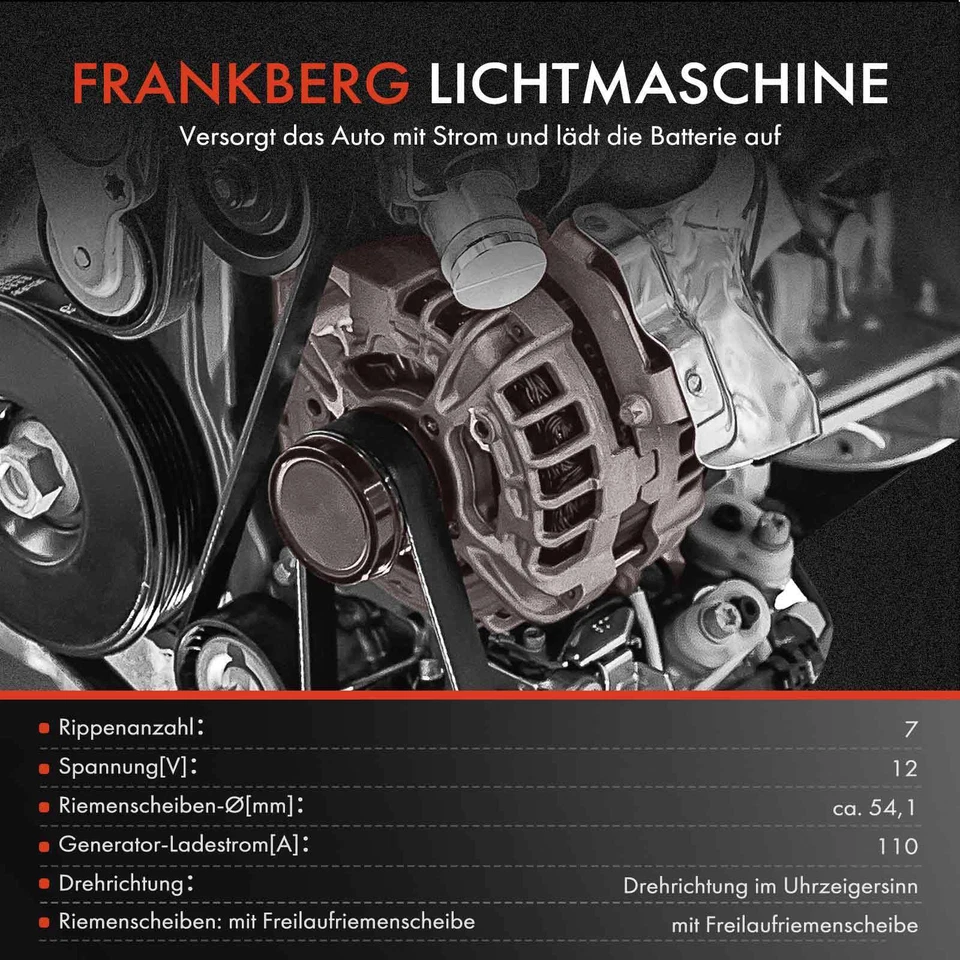 Alternateur Générateur 110A Pour Fiat Ducato Bus/Camion 250 Iveco Daily 2.3 3.0L - Photo 3/4