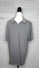 Quiksilver Gray Short Sleeve Performance Polo Shirt Men's XL