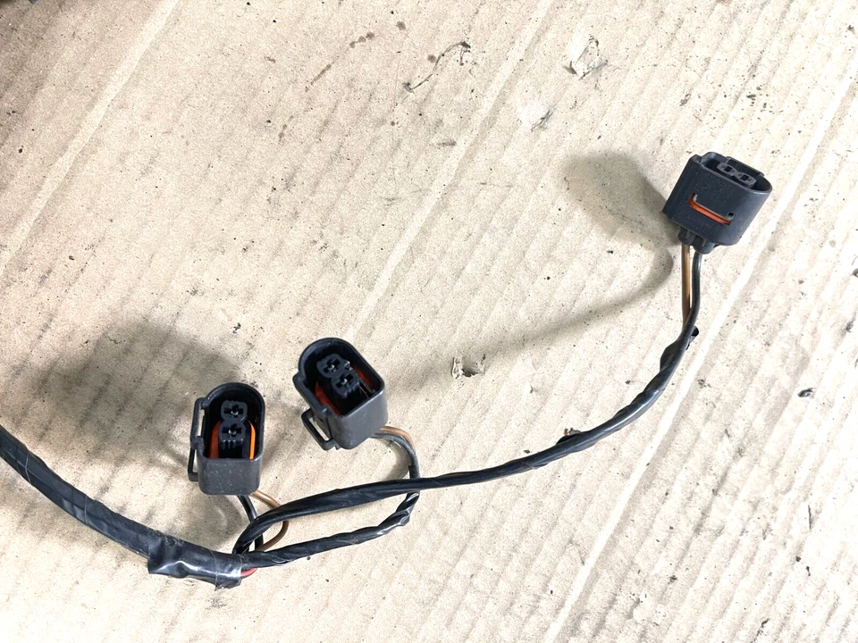 BMW X5 E53 2003 AWD lado derecho del pasajero compartimento del motor faro arnés de cableado OEM Foto 3 de 4