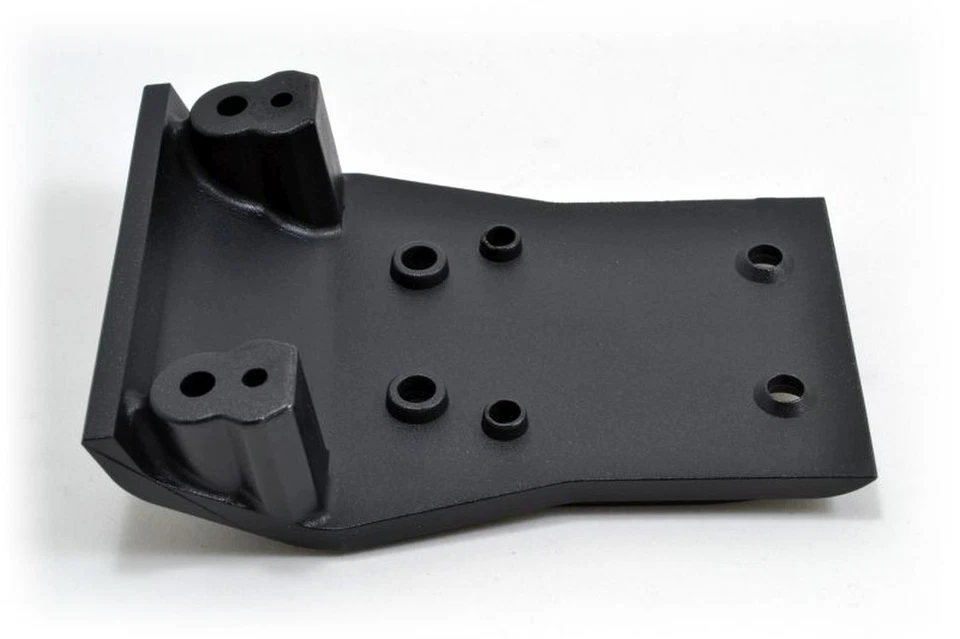 Black Front Skid Plate Upgrade fits Assocaited Rival MT8 by RPM RPM72352 - Image 2 of 2