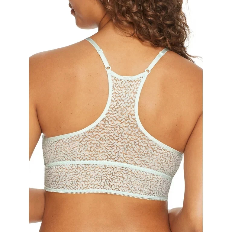 DKNY современный кружевной длинный бюстгальтер DK4021, размер M (36A-B, 34B-C) свежий, новый с Ярлыками - Изображение 3 из 4