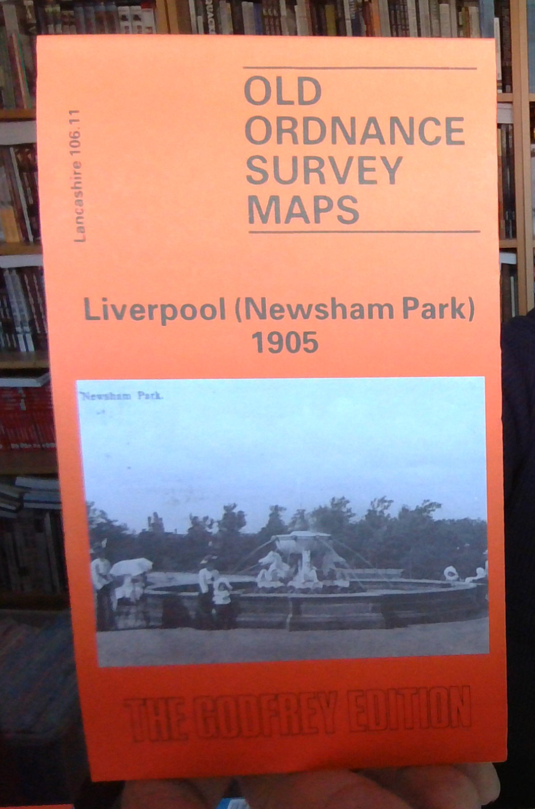 MAP OF Liverpool (Newsham Park) 1905 Lancashire Sheet 106.11 by Kay Parrott NEW