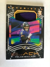 2021 Panini Black Football Copper Rookie Futuristic Patch Tylan Wallace #7/50