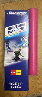 HOLMENKOL ski wachs, 2 Stangen a.) 250 gr.