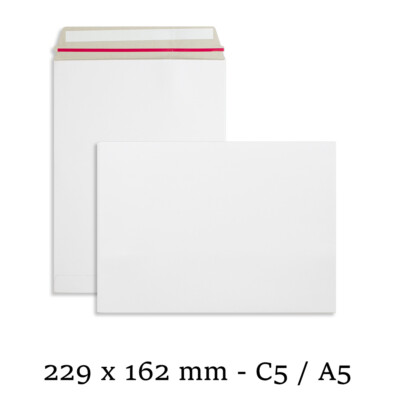 Alle Karton weiße Umschläge stark abziehbar & versiegeln Versandtaschen Karte strapazierfähig alle Größen