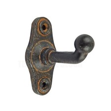 Industrial Wall Hook Cast Iron Towel Robe Coat Door Hanger Rustic Antique Style