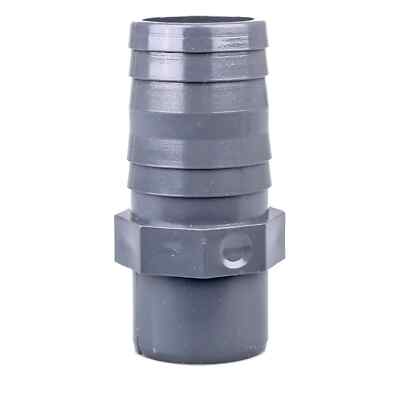 PVC-U Schlauchtülle 40 mm mit Klebestutzen - Fitting Druckschlauchtülle Achtkant