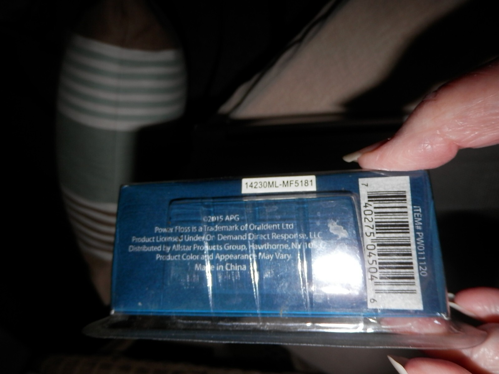 Oral Power Floss Dental Water Jet Air Power Cordless Tooth Flosser As Seen on TV