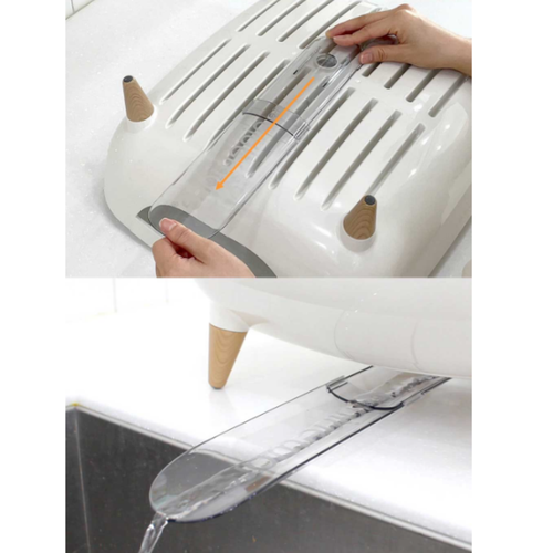 OPEN BOX, Nineware Kitchen Counter Wide Dish Drying Rack over the Sink - Picture 10 of 10