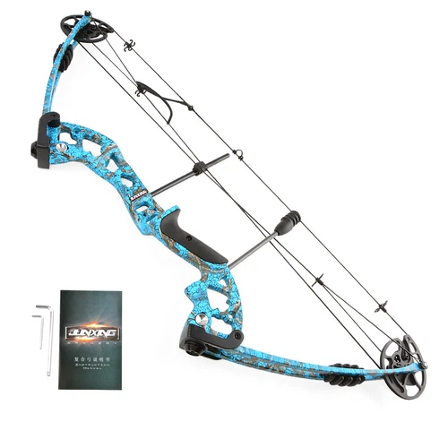 Adjustable 30-60lbs Compound Bow Set Archery Hunting Right Left Shooting Fishing - Picture 18 of 42