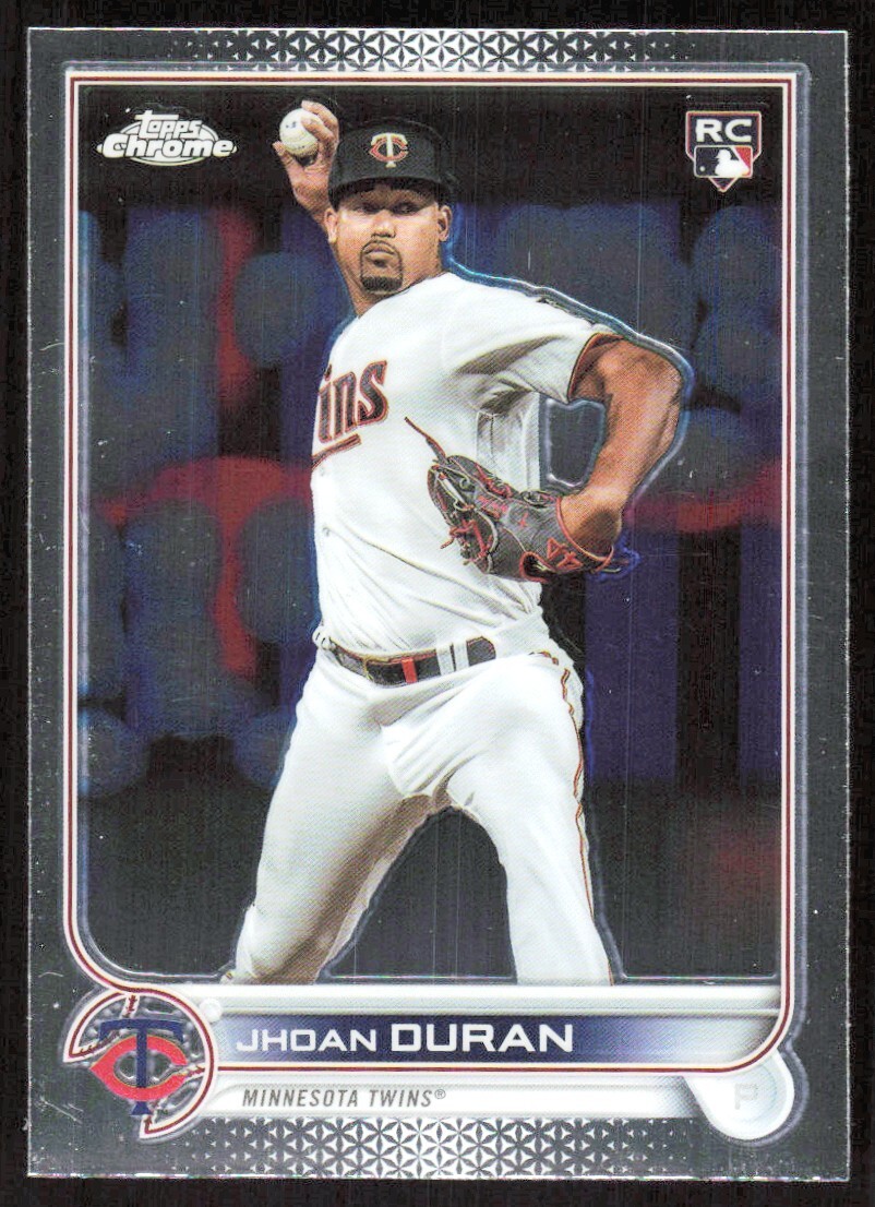 2022 10841B Topps Chrome Update Jhoan Duran Rookie Minnesota Twins #USC34