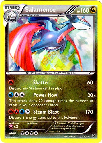 Salamence Pokémon TCG Cards for sale | eBay