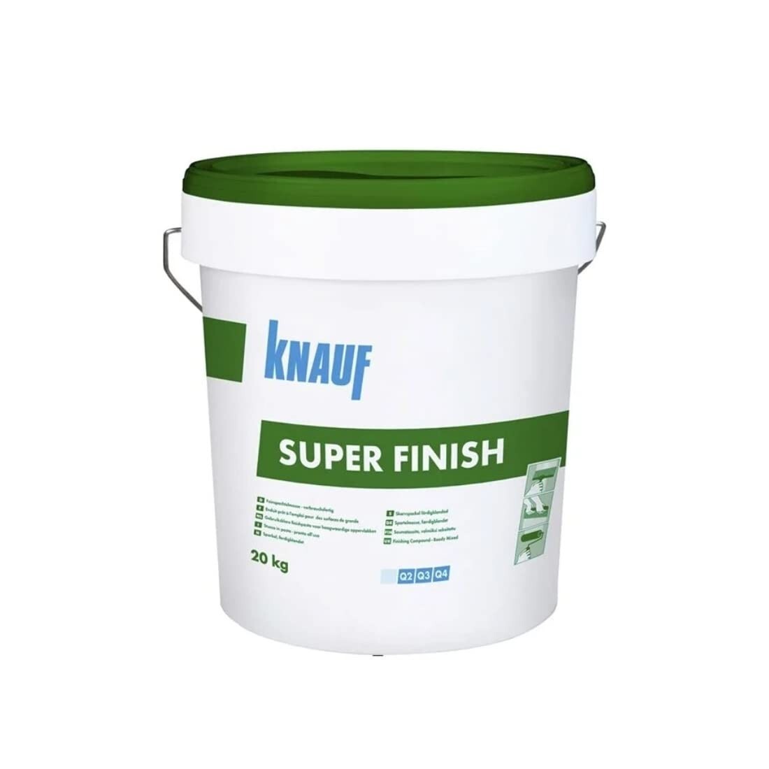 KNAUF STUCCO IN PASTA SUPER FINISH AD ELEVATE PRESTAZIONI 20KG.