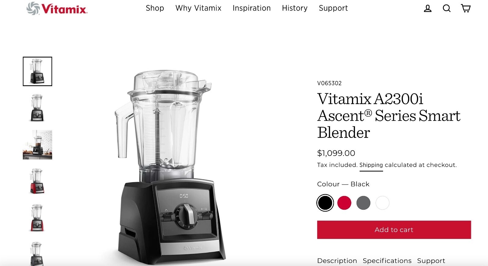 Vitamix ﻿﻿A2300i Ascent® Series Smart Blender Great condition! eBay