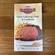 Omaha Steaks "Great Gathering Guide & Cookbook" Paperback Recipe Booklet 