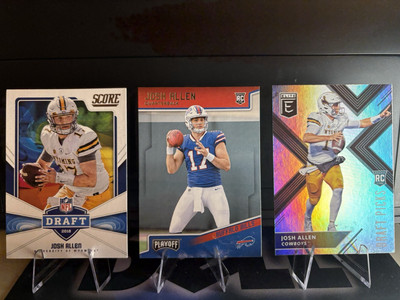 [3] 2018 Panini Football Josh Allen Rookie Card Lot