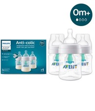 Avent Philips Anti-Colic Baby Bottle with Air-Free Vent Newborn 4Oz / 125ml.