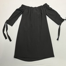 VINCE CAMUTO Womens Black Strapless Mid-Length Evening Dress 6