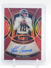KIRK COUSINS 2025 SELECT SIGNATURES MAROON AUTO /75 #SP-KKC FALCONS Q4556